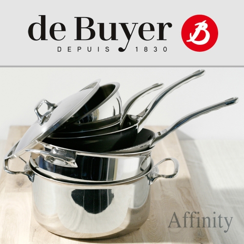 Affinity - Niederer Edelstahl Bratentopf mit Deckel