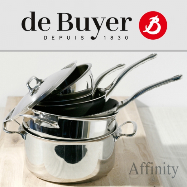 Affinity - Edelstahl Bratentopf mit Deckel