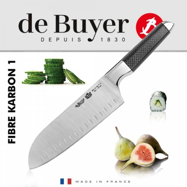 Fibre Karbon 1 - Santoku - 19 cm