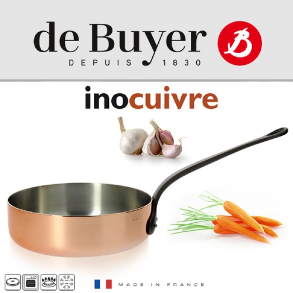 Inocuivre First Classe - Sauteuse mit Gusseisengriff - 16 cm