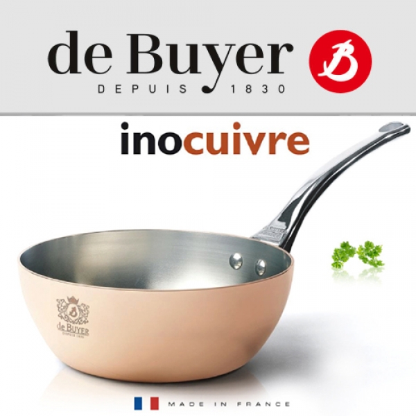 Inocuivre - Kupfer Sauteuse konisch - 20 cm