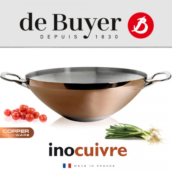 Inocuivre - Kupfer Wok - 32 cm