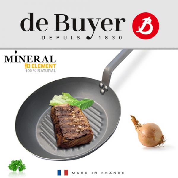 Mineral B Element - Runde Grillpfanne - 26 cm