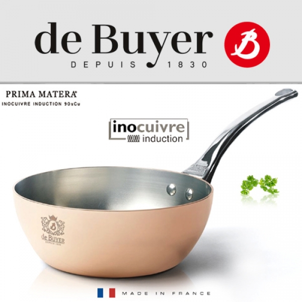 Prima Matera - Kupfer Sauteuse konisch - 20 cm